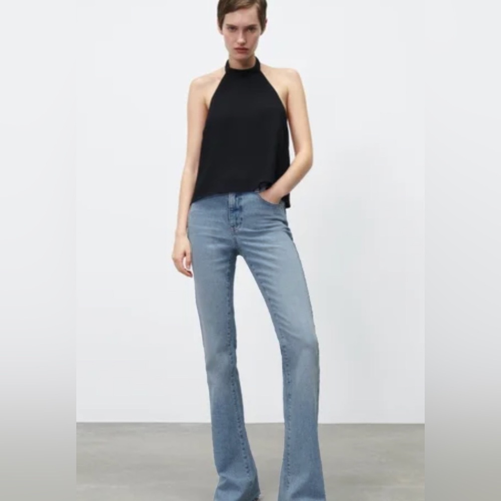 Zara Low Rise Blue Jeans
